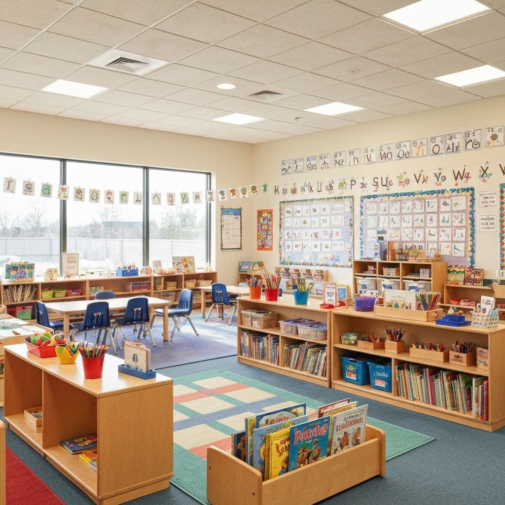 Inviting early childhood classroom at St Paul's Lutheran Childcare Centre